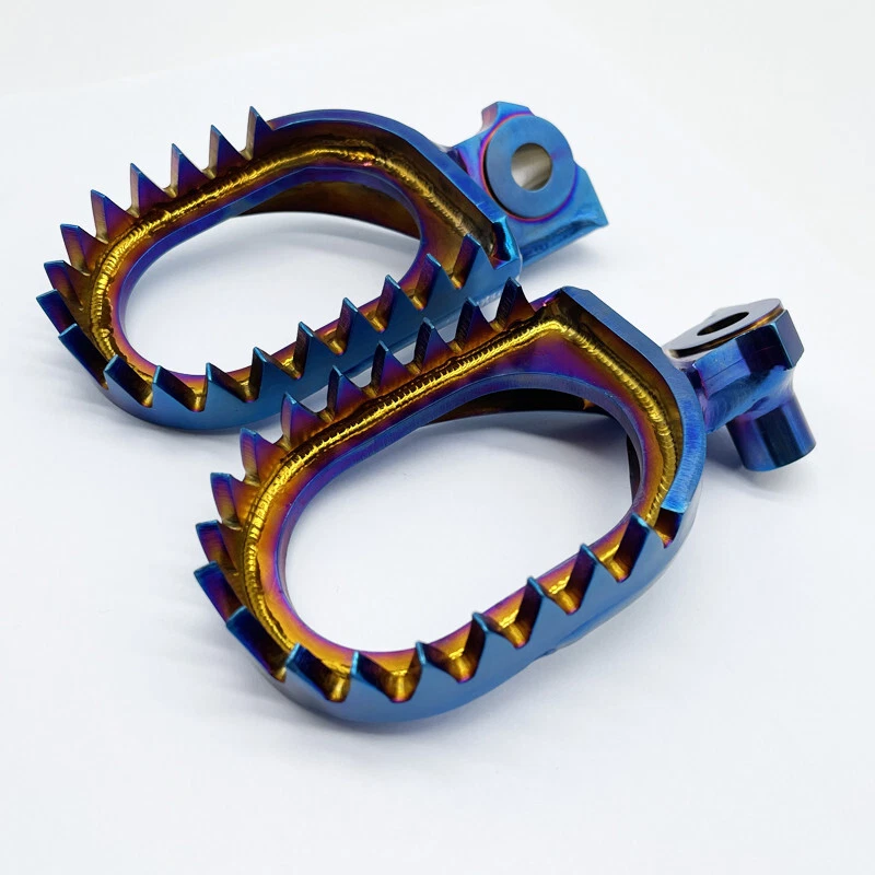 Clavijas de pie de titanio ligeras de alta resistencia YAMAHA YZ WR 125 250 450 Foto 3 de 4