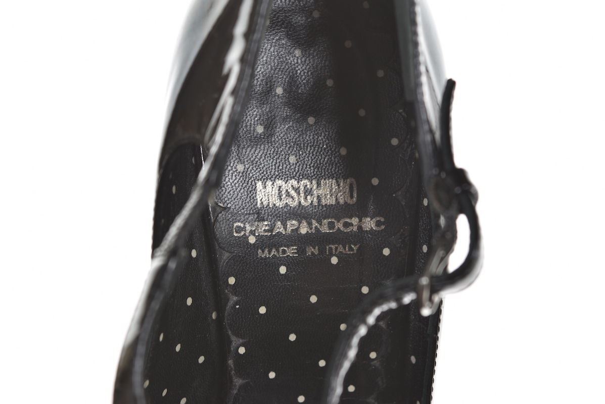 Moschino Cheap &amp; Chic Shoes Size 7.5 Black Le… - image 6