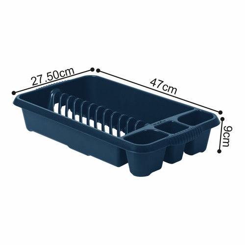Navy Set - 25L Bin/Bowls/Dish Drainers/Cutlery Trays/Sink Tidy/Laundry Basket - Picture 106 of 176