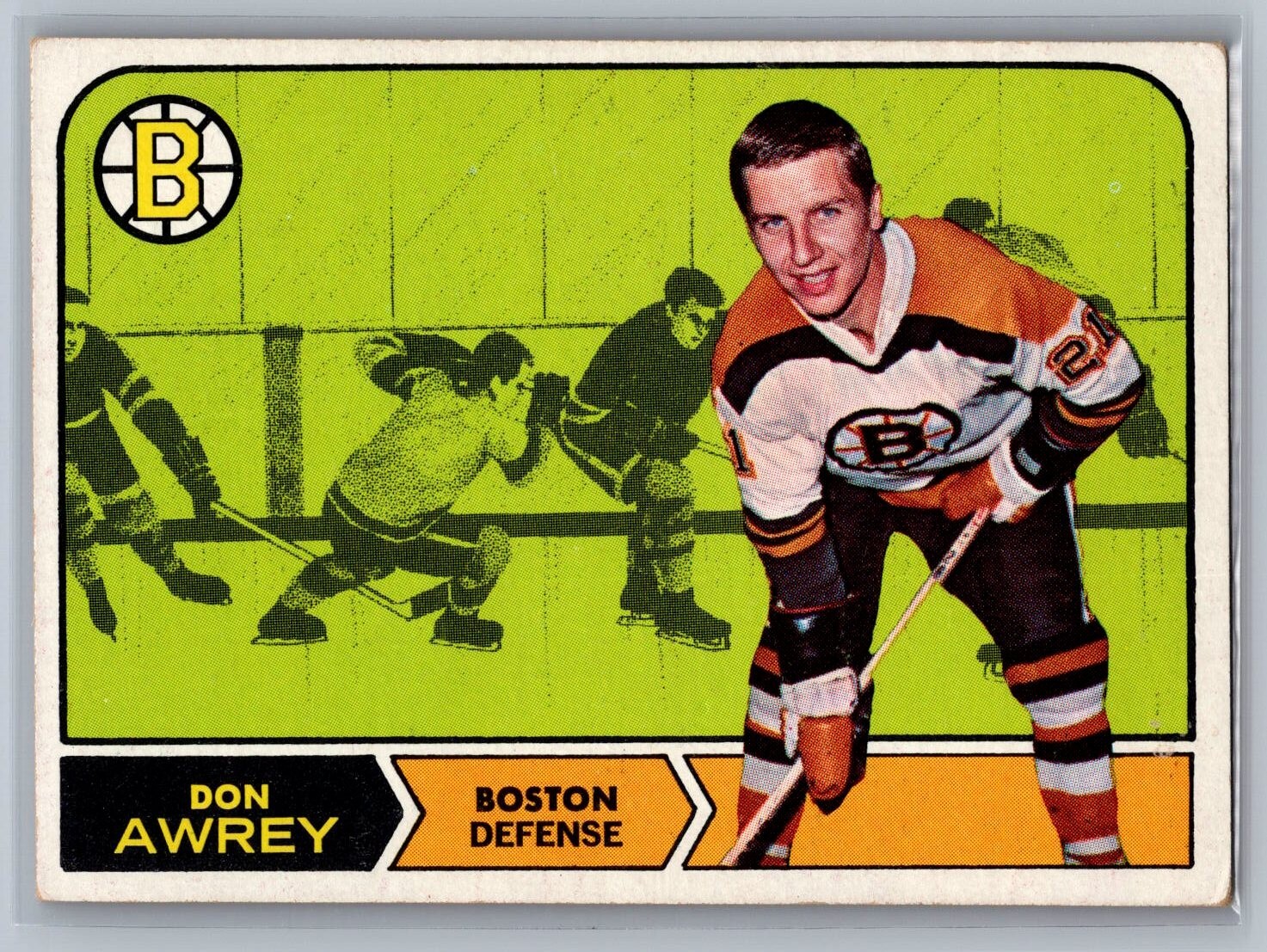 1968-69 Topps - Photo is Skip Krake #3 Skip Krake, Don Awrey - EX *TEXCARDS*
