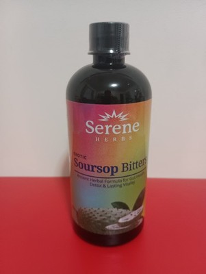 Soursop Bitters, 100% Pure Natural Organic Detox Herb 16 oz **FREE SHIPPING**