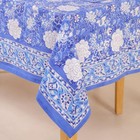 Hand Block Printed Table Cover - Exquisite Design, Premium Cotton Fabric, Per...