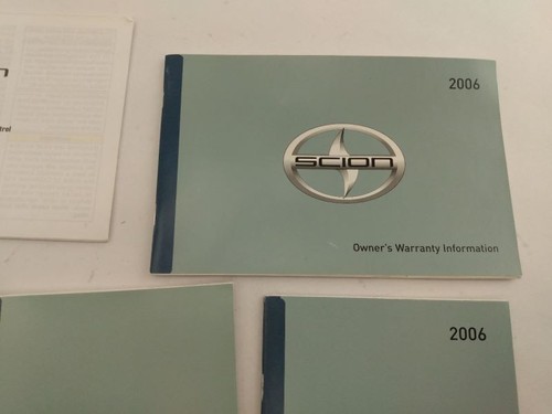 SCION TC Coupe 2006 Owners Manual Portfolio - Picture 5 of 11