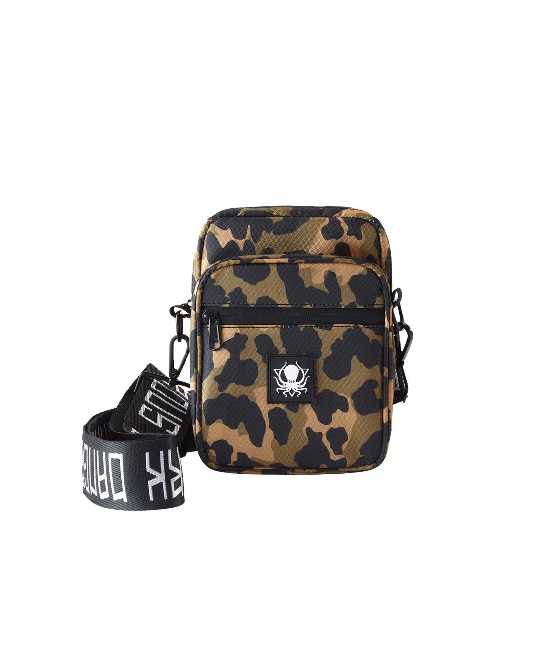 Deep Dark Dangerous DDD Leopard Print Diamond Ripstop Sling Bag