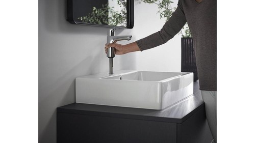 Hansgrohe Mitigeur monocommande lavabo FOCUS 100 chrome DN 15 avec tige de traction... - Photo 9/12