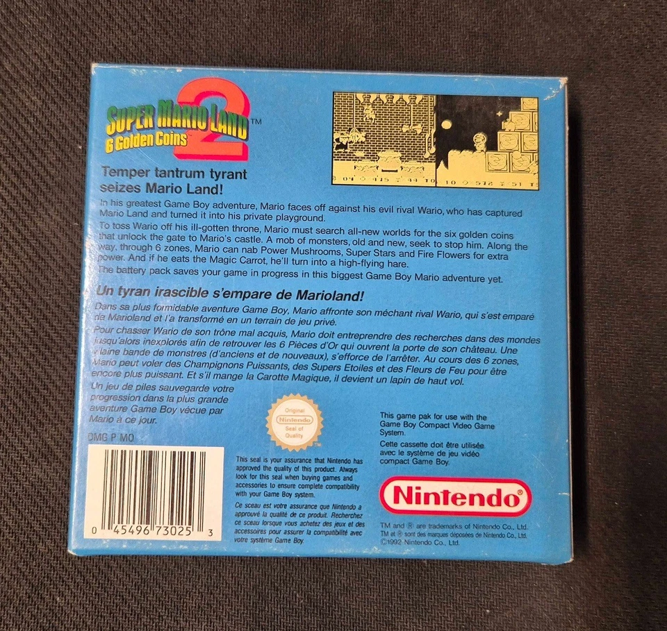 NINTENDO Gameboy - Super Mario Land 2 (FAH) - Imagen 2 de 4