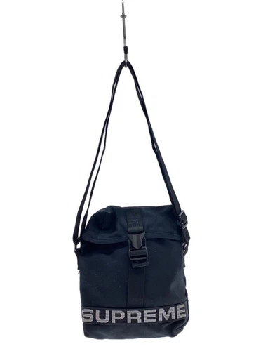 Sac bandoulière Supreme 23ss côté champ nylon noir occasion