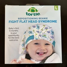 Tortle Repositioning Beanie Fight Flat Head Syndrome Torticollis L 4-6 Months