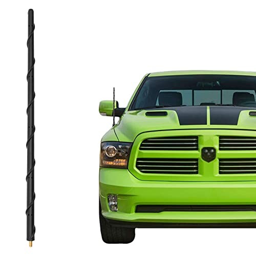  Antenna fits for Dodge Ram 1500 2500 3500 2009-2025,16 inches Flexible Rubber 