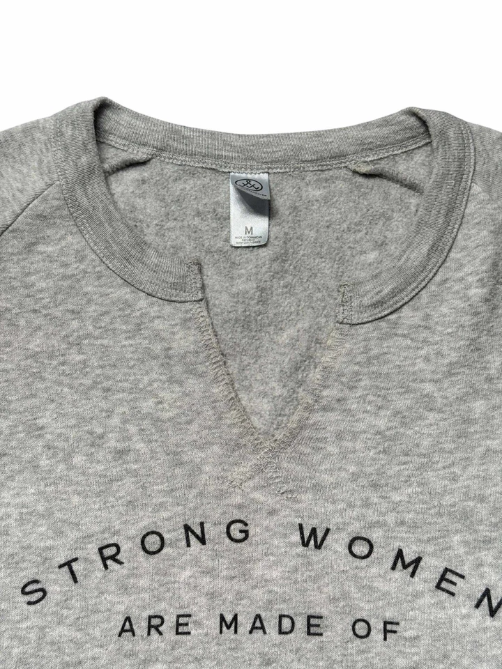 Sudadera Pullover Alternative Para Mujer M Gris Grano + Gracia Gráfico M M M Muesca Foto 4 de 4