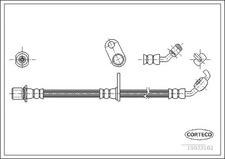 Flexible de frein Toyota RAV4 II