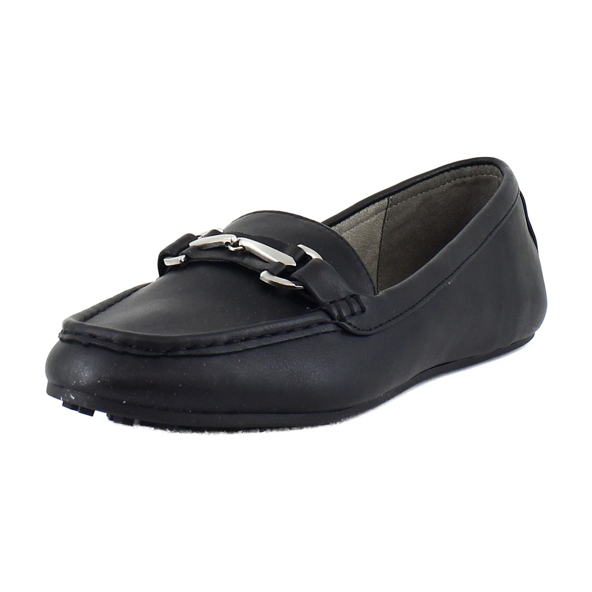 Aerosoles Ronnie Chunky Lug Sole Loafers Black Leather Size 6.5M Aerosoles Women main image 2