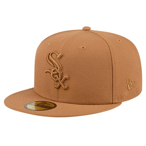 New Era Herrenmütze braun Chicago White Sox Farbpaket 59FIFTY tailliert