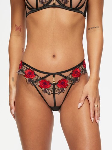 Ann Summers Caged Rose brasilianischer Slip - Größen 8 - 22