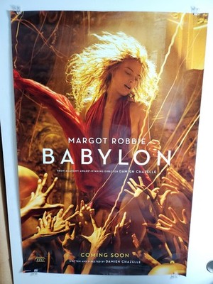 Original Babylon Movie Poster 27x40 Margot Robbie