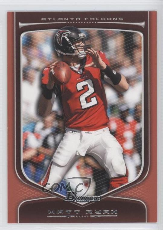 2009 Bowman Draft Picks Red Matt Ryan #9 0a1