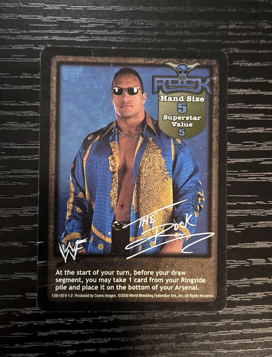 WWE Raw Deal CCG The Rock Superstar 6 Card Set - Picture 2 of 7