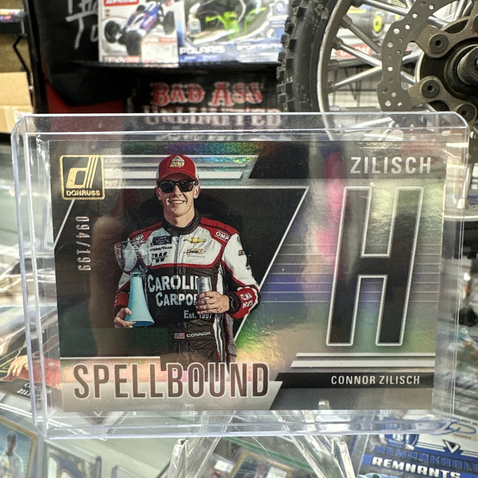 2025 Panini Donruss Nascar - Spellbound Connor Zilisch #40 (RC) Holo /199