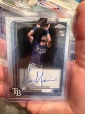2025 Topps Chrome KAMERON MISNER Auto Rookie Autograph RC #RA-KMI Tampa Bay Rays