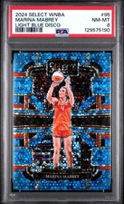 2024 PANINI SELECT WNBA MARINA MABREY #95 LIGHT BLUE DISCO 007/125 PSA 8