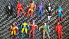 Vintage 1990's Toy Biz Action Figures: Superheroes  X-Men, X-Force Lot of 11