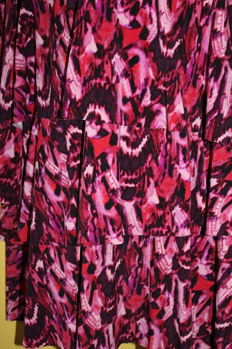 Top QVC Susan Graver 2x rosa tejido líquido capas mangas 3/4 - Imagen 4 de 5