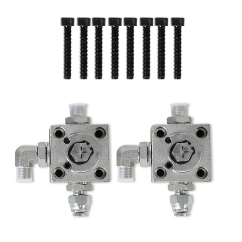 1-2 Ton 2 Three Way Diverter Valves for Chinese Mini Excavator w/ Quick Connects - Picture 5 of 12
