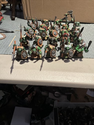 Warhammer Fantasy Ork Infanterie, bemalt (20) - Bild 2 von 7