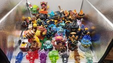 HUGE 5 Game Skylanders Lot x34 Figs - 3x Portal - 5 Games- Many Series