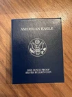 2004 W Proof Silver American Eagle One Dollar Coin with COA Uncirculated