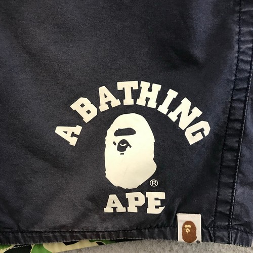 BAPE ABC Blue Reversible Board Beach Pool Shorts Camouflage 2XL - Picture 5 of 11