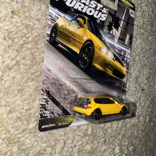 Hot Wheels Premium Honda Civic EG Fast & Furious Fast Tuners - Picture 4 of 5