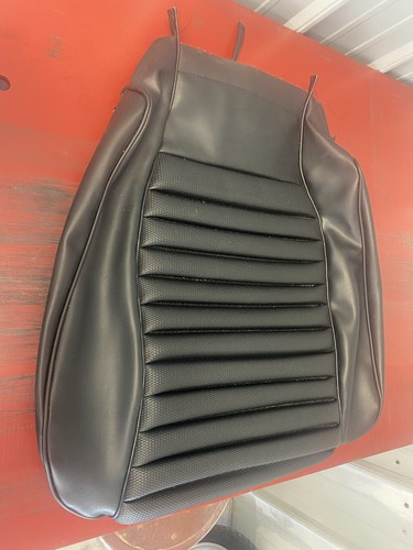 1969 Mustang Mach 1 Bottom Front Seat Cover Black Distinctive Technology 