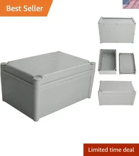 Weather-Resistant Plastic Junction Box 11" x 7.5" x 5.1" - Easy Install and Use