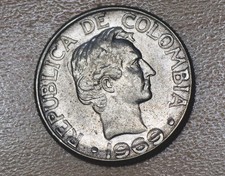 1969 Colombia 10 Centavos