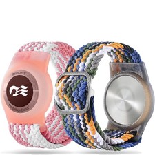 2 Pack Stretchy Nylon Princess Cruise Medallion Holder Watch Band, Adjustable...