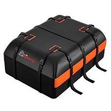 Car Rooftop Cargo Carrier Bag Waterproof Heavy Duty 840D Car Roof 15 Cubic Feet