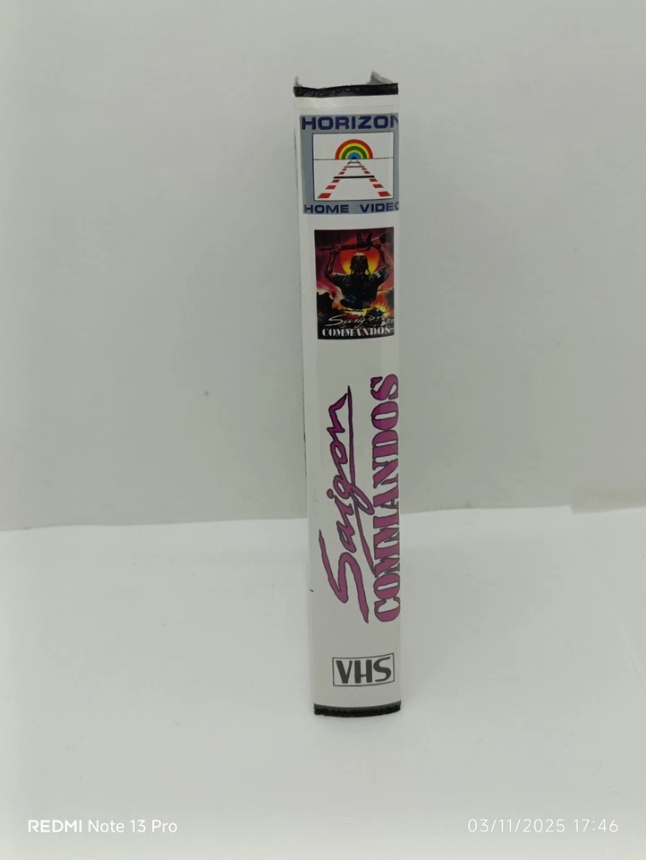 VHS : Saigon Commandos K7 video cassette guerre 1990 NAM : Initial Vidéo  - Photo 3/4