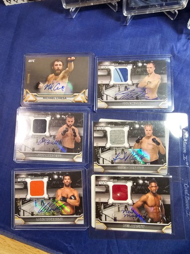2016 Topps UFC Knockout Pick Parallel/Relic/Autograph/Silver/Gold/Dual - Picture 1 of 118
