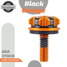 Motorcycle Seat Bolt Axion CNC Machined Knurled Fits Harley Billet-6061 Aluminum