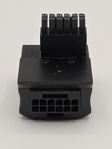 Adaptador de ángulo de fuente de alimentación GPU Ezdiy Fab 12vhpwr - Imagen 8 de 14