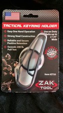 Zak Tool ZT55 Tactical Stealth Police 2.25" Key Ring Holder, Black