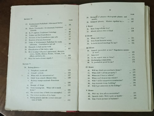 HORARY ASTROLOGY KRISHNAMURTI PADHDHATI ADVANCED STELLAR SYSTEM 1978 ENGLISH - Picture 5 of 23