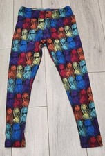 LulaRoe Disney Nightmare Before Christmas Rainbow Sally Leggings Womens Onesize