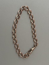 Ladies 9ct Rose Gold Bracelet 8”