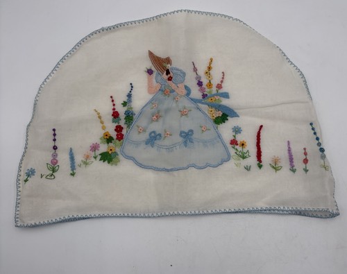 Vintage Appliance Toaster Cover Embroidered Sun Bonnet