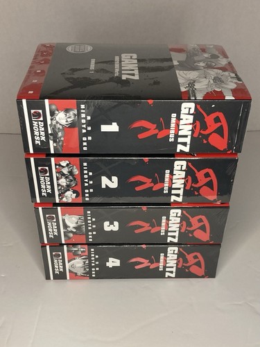 Gantz Omnibus Englisch Manga Konvolut Bände 1-4 Dark Horse Neu BESCHREIBUNG LESEN