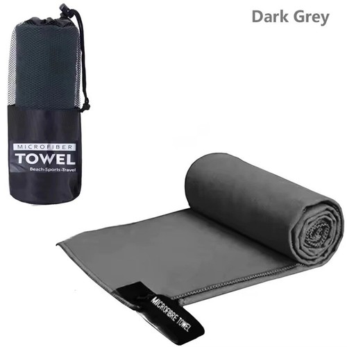Microfiber Towel Compact Fast Drying Travel Sports Gym Beach Camping Swimming - Picture 12 of 14