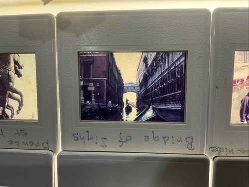 21 Venedig Italien 60er Jahre 35mm Glasdia Gondoliere Stadtbrücken Straße Kanal - Bild 8 von 24