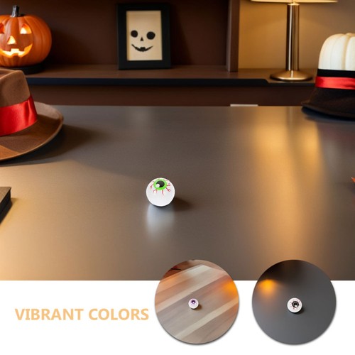 24 Pezzi Forniture per Feste di Halloween Bambini Bulbo Oculare Colorato - Foto 4 di 12